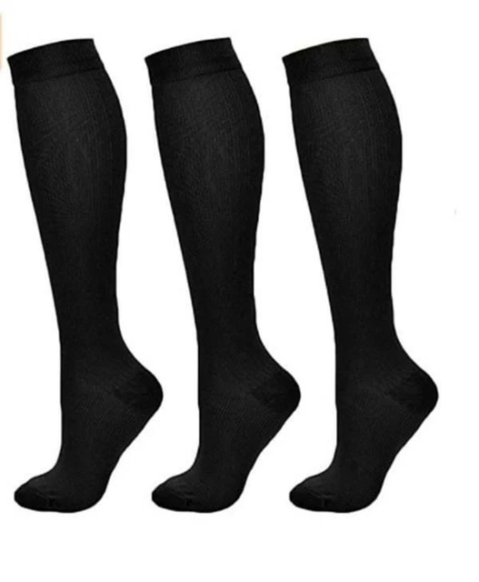 Medias de compresión para la rodilla medias de apoyo medias de viaje unisex