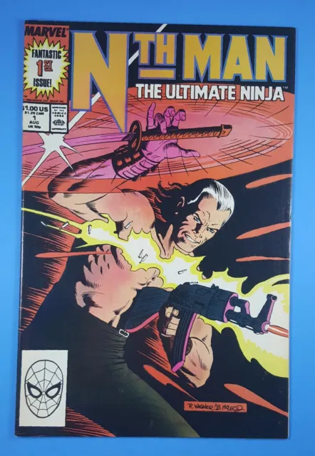Nth Man The Ultimate Ninja #1 Larry Hama Marvel Comics 1989