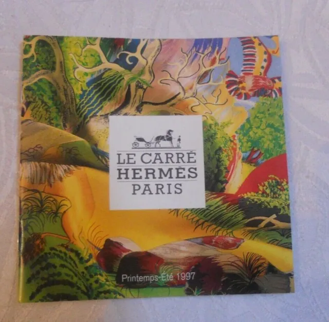 livret carré hermès paris printemps été 1997 français catalogue