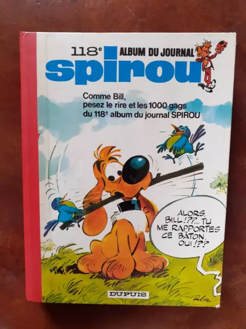 Recueil Spirou Album Du Journal 118  Be 1970
