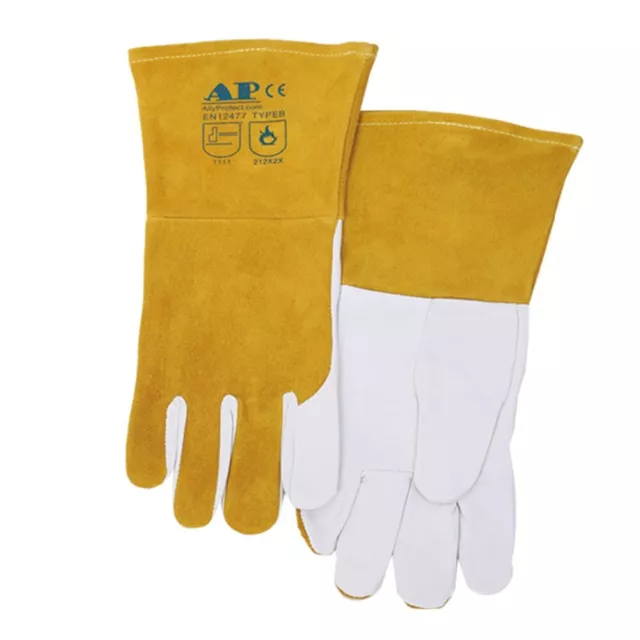 Goatskin & Split cowhide TIG welding gloves