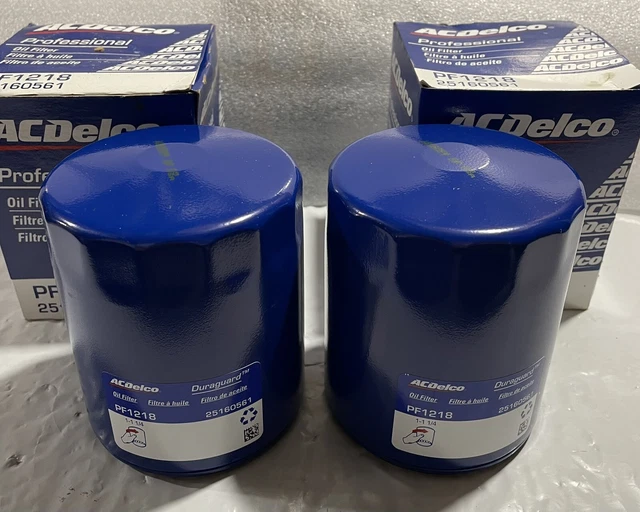 Lot of 2 AC/Delco Professional PF1218 Oil Filter 25160561
