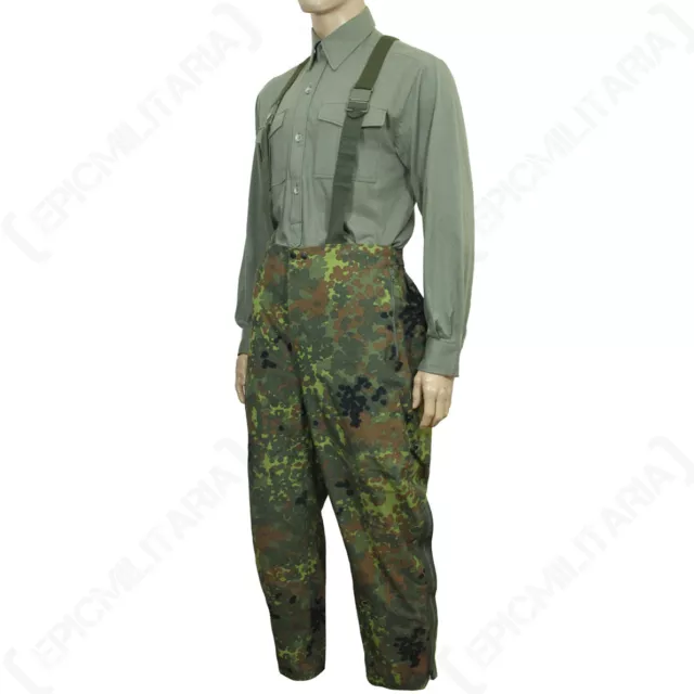 Original Flecktarn Waterproof Trousers - Goretex - Genuine German Army Surplus