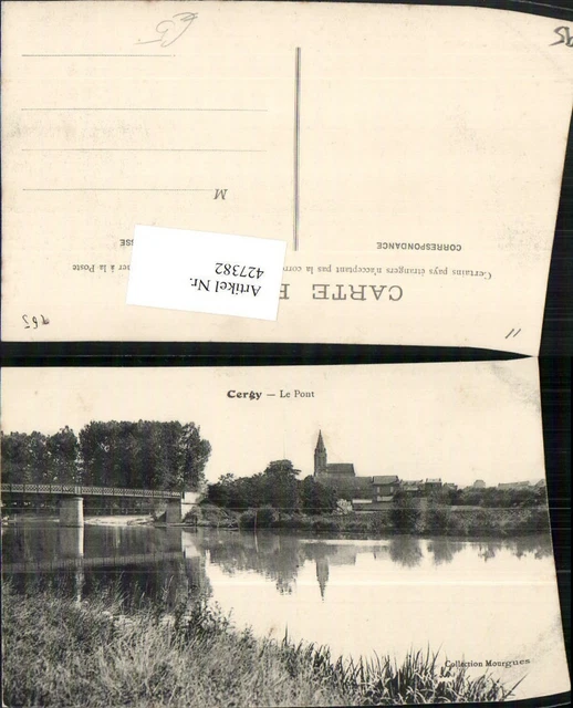427382,Ile-de-France Val-Oise Cergy Le Pont Teilansicht Brücke