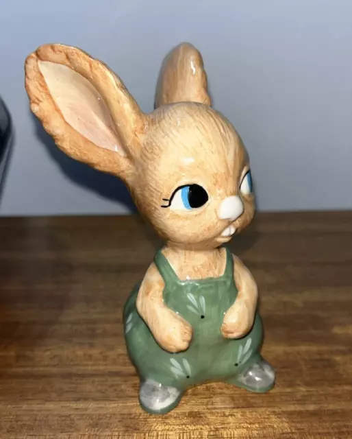 Carlton Ware Pendelfin Rabbit Father Green Dungarees