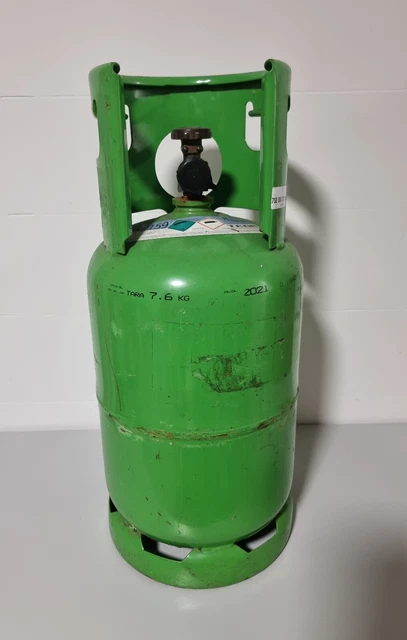 Bottiglia cauzione bottiglia vuota R134a 12 kg refrigerante deposito cauzionale TEGA GAS KLIMAGAS 
