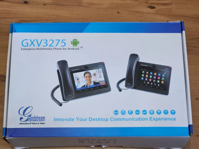 Grandstream GXV3275 in Originalverpackung IP-Touch-Telefon Farbdisplay Android