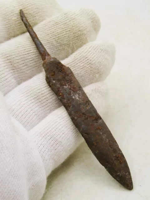 A391 Detector Finds Ancient Roman Longshot Iron Arrowhead 200-300Ad
