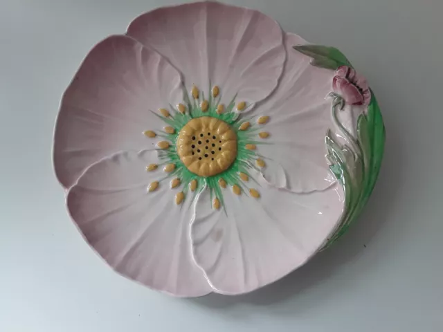 Vintage Carlton Ware Australian Design Pink Buttercup Plate 1930s Rare