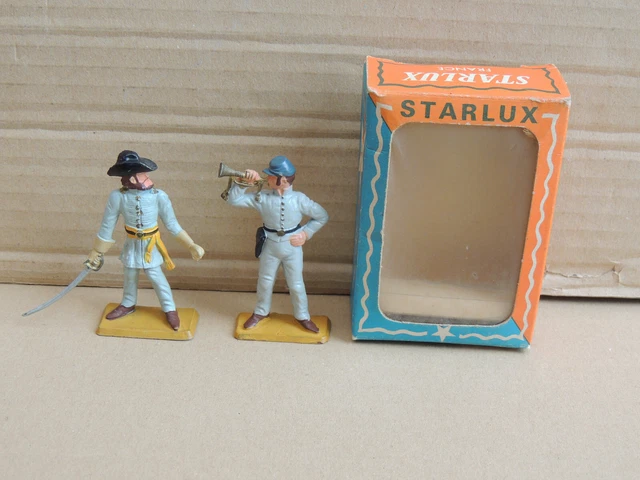 Figurine Play-Big Guerre De Sécession - Sergent De Cavalerie Sudiste - Référence 5885