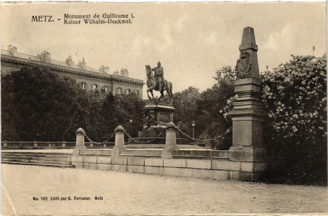 CPA AK METZ - Monument to William I. - Kaiser Wilhelm Monument (455318)