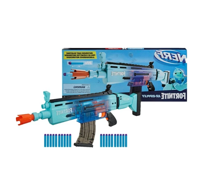 NEW FORTNITE NERF Gun AR Rippley Motorized Dart Blaster Boy's Toy