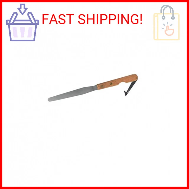 Apothecary Products 4 3/4" Tapered Spatula with Hook (Item #23325)