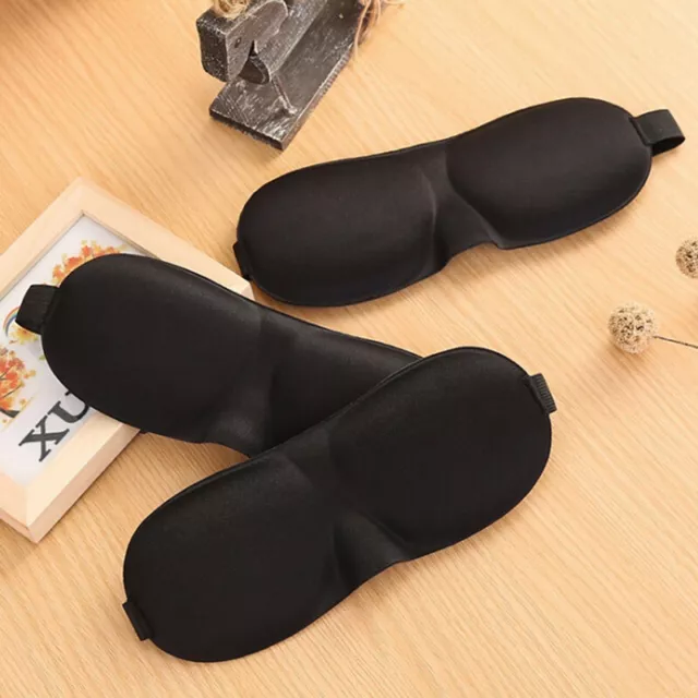 Travel 3D Sleeping Blindfold Eye Mask Sleep Soft Padded Shade Cover Rest Rel  Sg