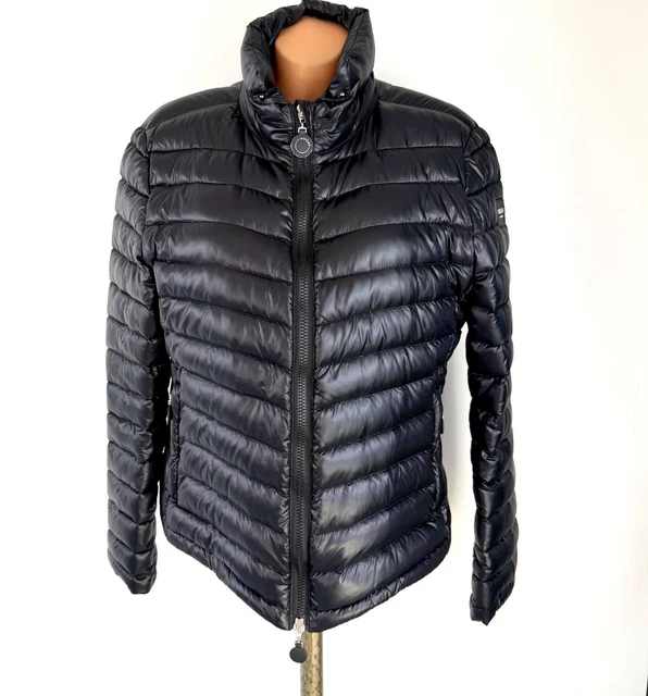 Doudoune Brunello Cucinelli En Laine Et Plumes D'oie Avec Col Renard - Taille 40 Bleu
