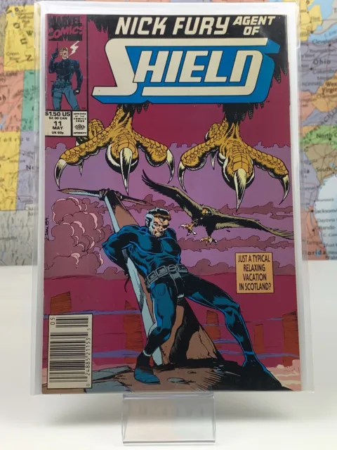 SHIPS SAME DAY Nick Fury: Agent of SHIELD (1989 series) #11 in VF Marvel comics