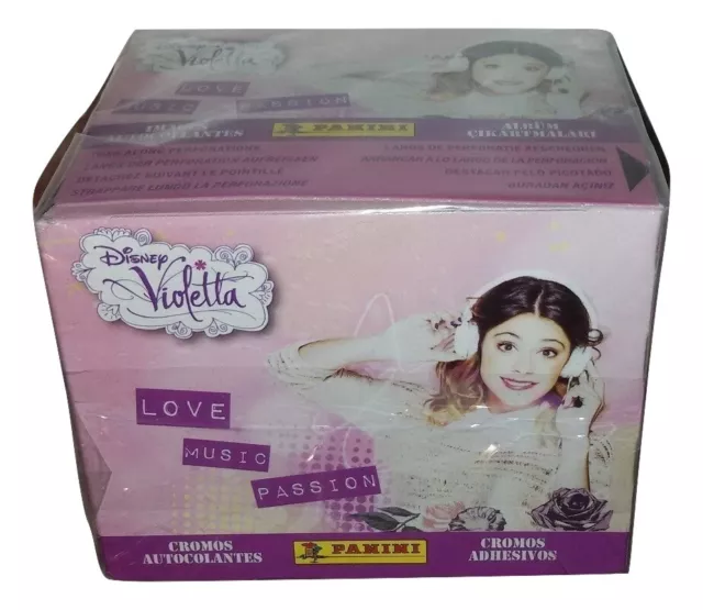 Violetta 4th Series Disney Box 50 Packets Stickers Panini