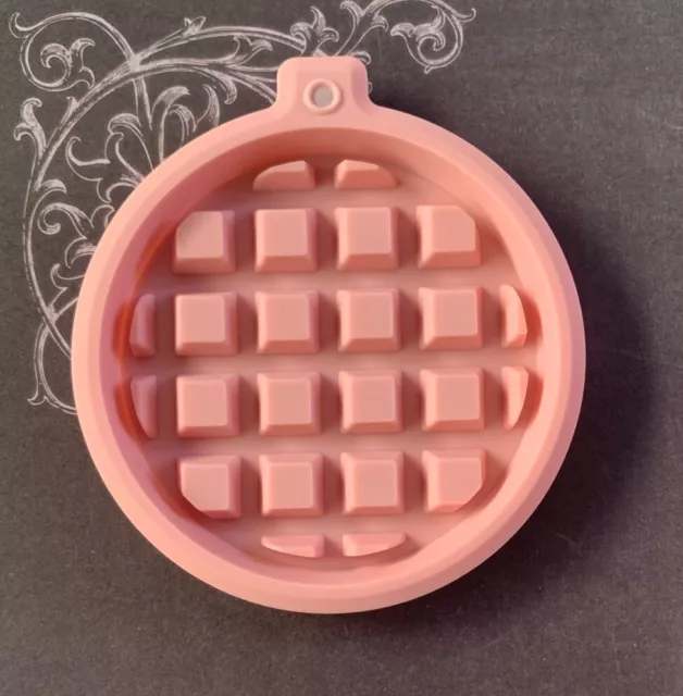 Molde De Silicona Waffles Para Chocolates, Gelatina O Bizcochos