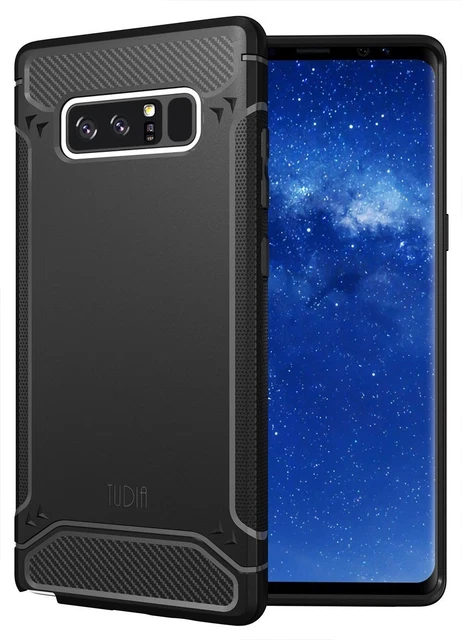 TUDIA TAMM Ultra Slim Carbon Fiber TPU Skin Cover Case for Samsung Galaxy Note 8