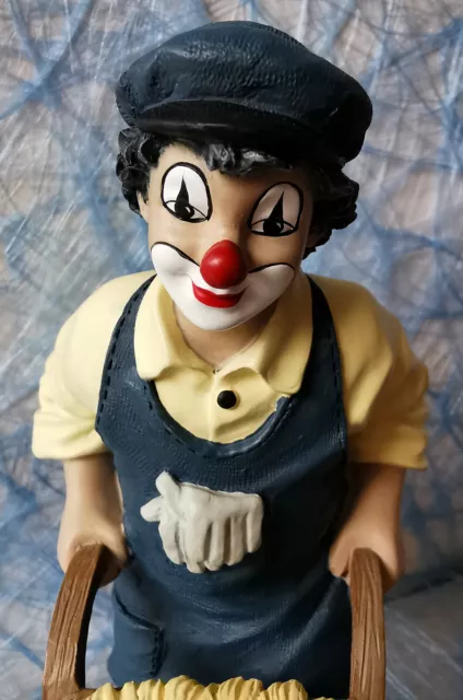 Gilde Clowns "Florian der Gärtner mit Hund" Nr. 35944, H 16 cm, TOP! o. OVP