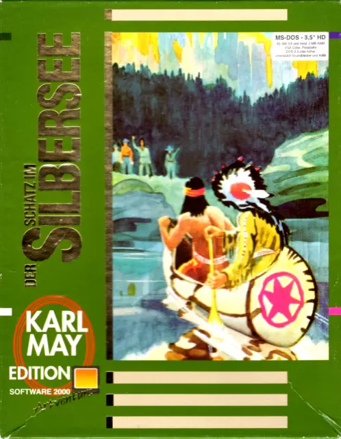 "Der Schatz im Silbersee" Karl May Edition | IBM / MS DOS Spiel von 1993 - E: 1-