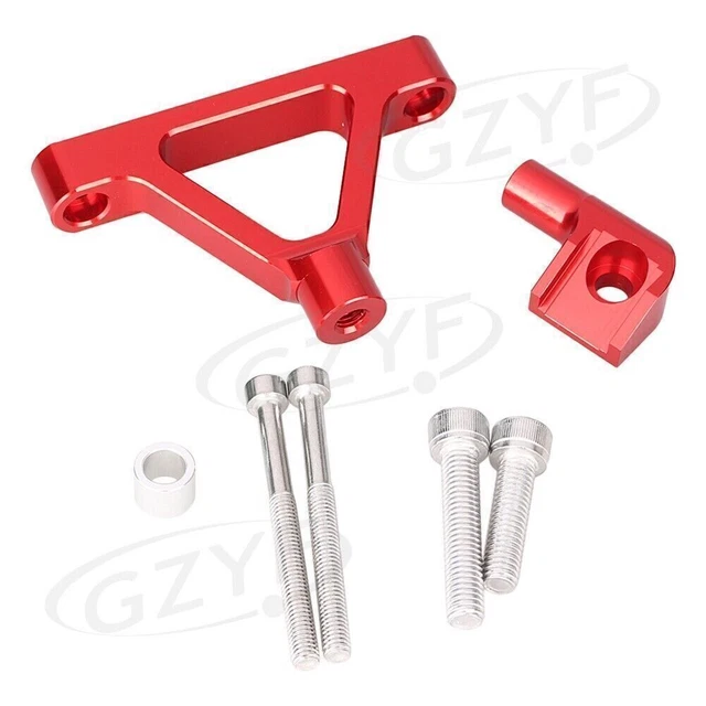 Per Kawasaki Ninja ZX6R 2007-2008 Ammortizzatore Sterzo Kit Montaggio Rosso