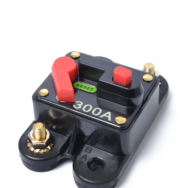 Disjoncteur de 300 ampères DC 12-24v avec moteur à réinitialisation manuelle