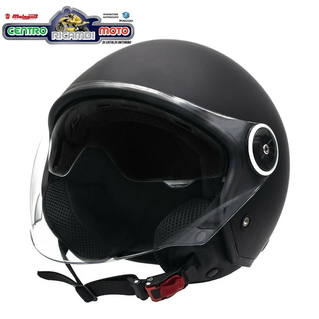 Casco Moto Dieffe Doppia Visiera - Omologato ECE, Nero Opaco, Per Scooter E Moto - Foto 5