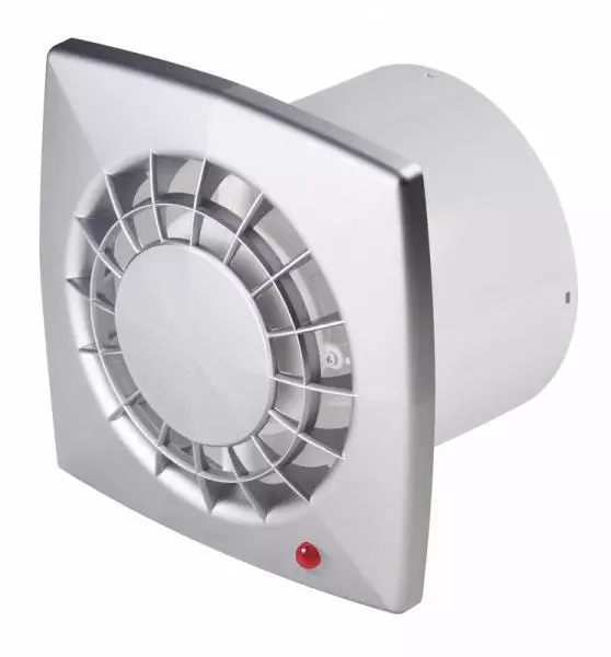 Satin Bathroom Extractor Fan 100mm with Timer Ventilator Kitchen WGS100T