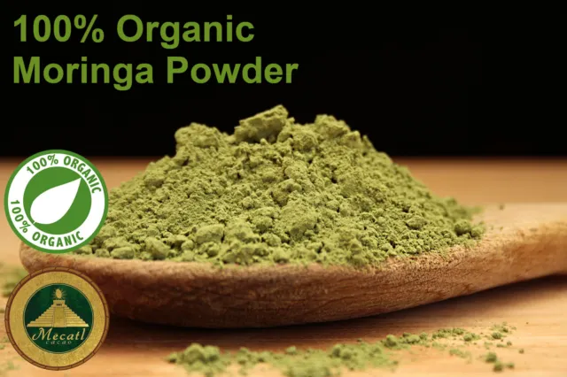 Organic Moringa Leaf Powder (Moringa oleifera) 100% Organic Dietary Supplement