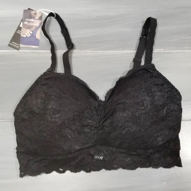 Cosabella Never Say Never Mommie Nursing Bra in Black Size Large