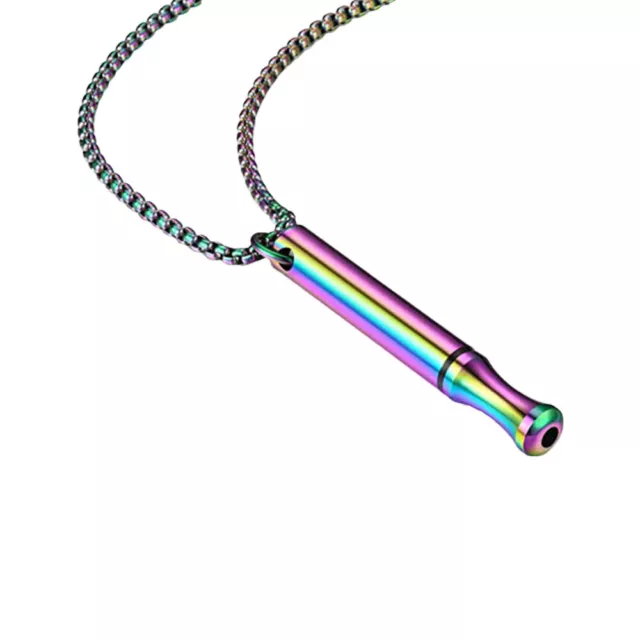 Anxiety Stress Relief Breathing Necklace Meditation Necklace Natural Calming OL