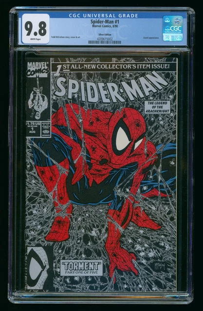 Spider-Man #1 (1990) Cgc 9.8 Silver Edition White Pages