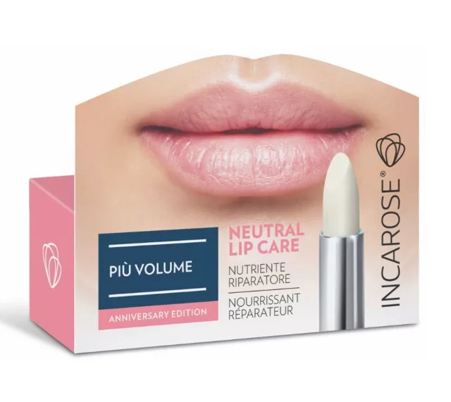 Incarose Neutral Lip Care Piu' Volume Nutriente Riparatore Volumizzante Labbra