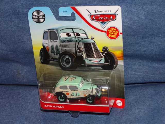 Rare Voiture Disney Pixar Cars 3 Floyd Morgan N° 4A Serie Metal 2021