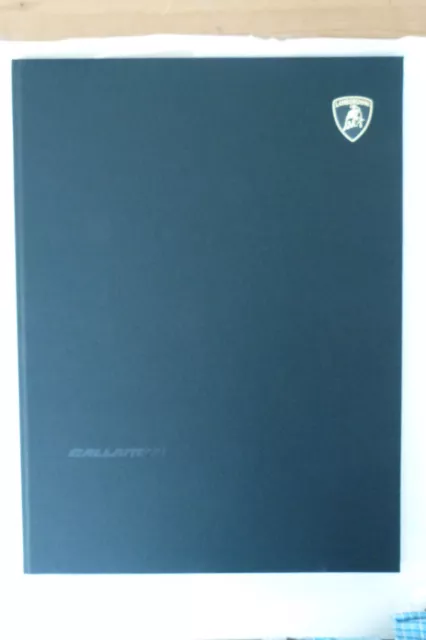 Lamborghini Gallardo Human Brain large format HARDBACK VIP colour brochure 2006