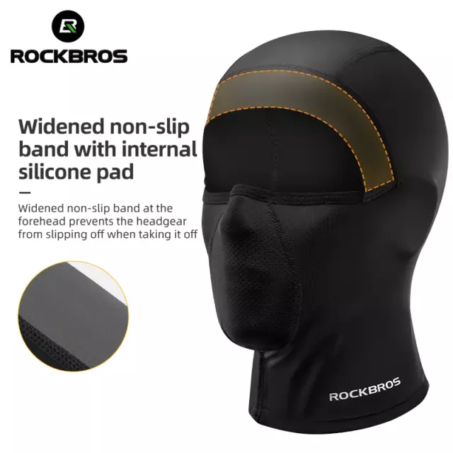 ROCKBROS Face Mask Motorcycle Bicycle Bike Balaclava Head Neck Sun Protection