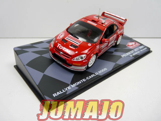 Voiture Miniature Rallye 1/43 Peugeot 307 Monte Carlo 2005 Märtin Park - Modèle Collection OPO 10