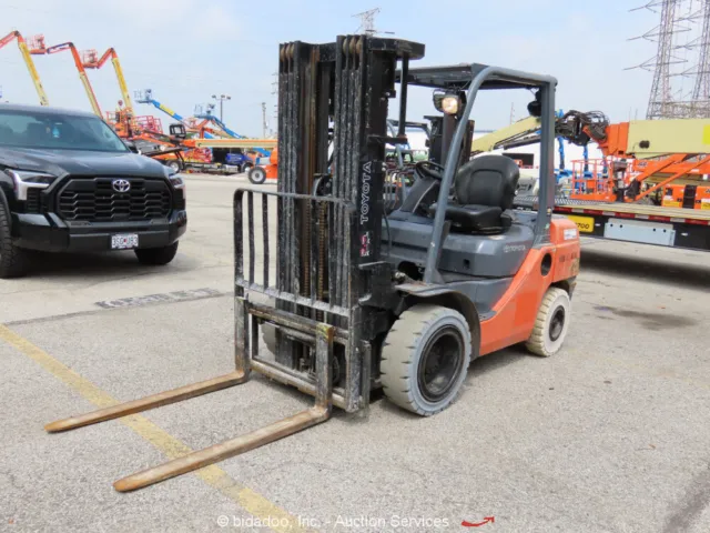 2014 Toyota 8FGU30 6,000 lbs Warehouse Industrial Forklift Lift Truck bidadoo