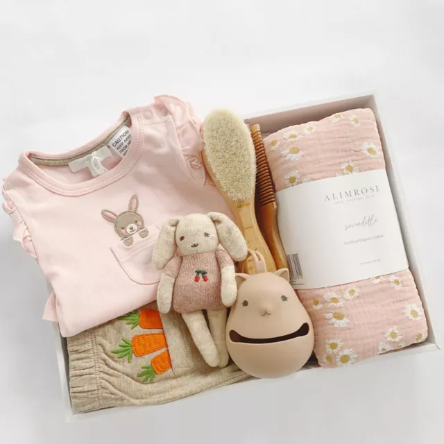 Baby Gift Box, Newborn Baby Gift Hamper, Baby Boy Girl Gift Set 3-6M