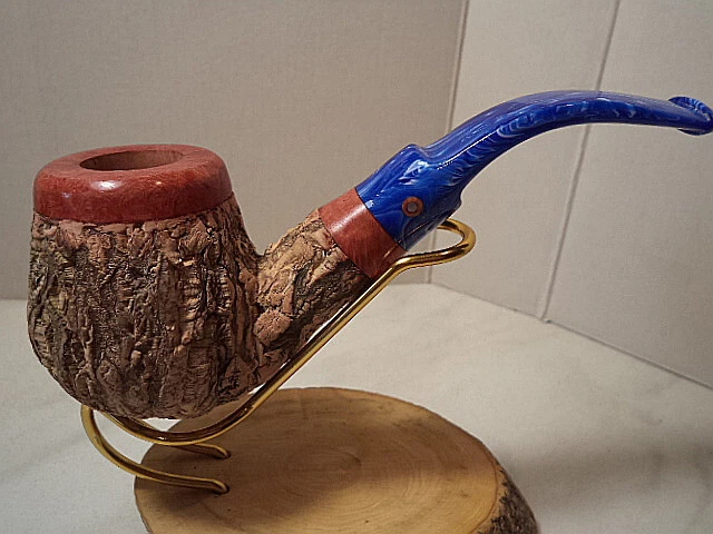 Pipa  pipe Tom Spanu  radica rivestita in sughero hand made  italy nuova new 10