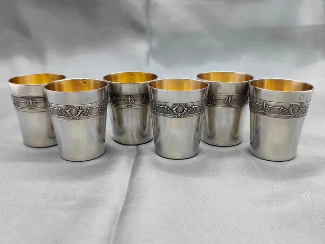 Verres Liqueur Argent d'occasion
