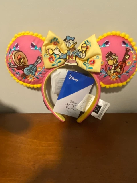 Disney Parks 100 Year Decades 3 Caballeros Ears Headband Donald Duck Mexico