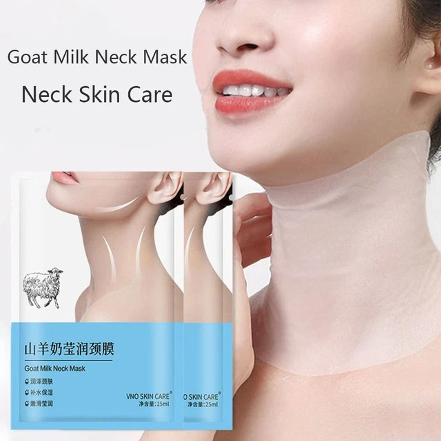 Blanchissement Lait de chèvre Masque de cou Masque raffermissant Collagène