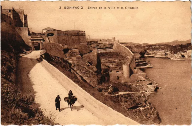 CPA BONIFACIO Entree de la Ville et la Citadelle (1326171)