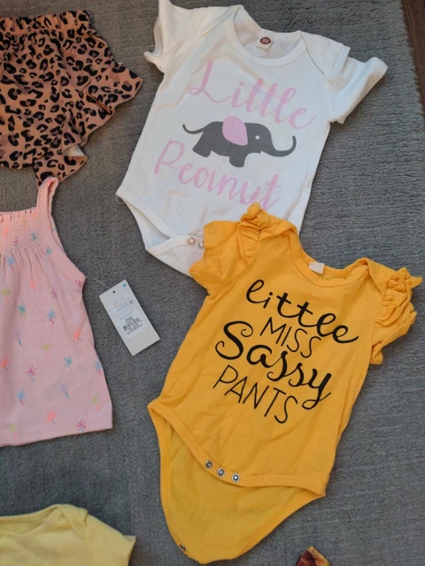 Massive bundle baby girls 6-9 months clothes top shorts spring/summer holiday 5