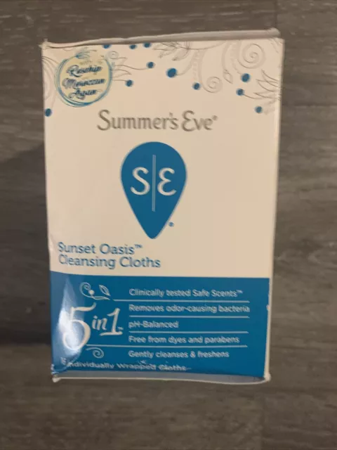 Summer's Eve Sunset Oasis & Golden Glamour Cleansing Cloths 16PK