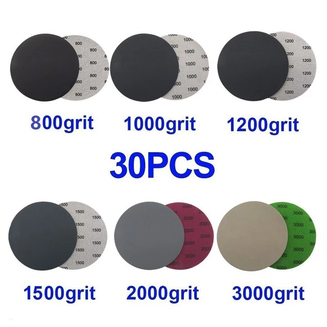 Navaris Dischi Abrasivi 125mm 100 Pezzi - 10x