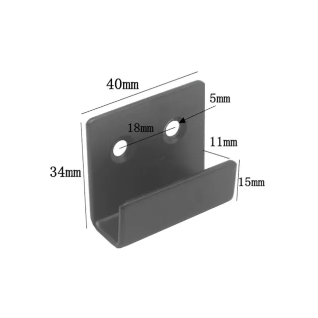 Ensemble de supports de barre suspendue en acier inoxydable premium installation