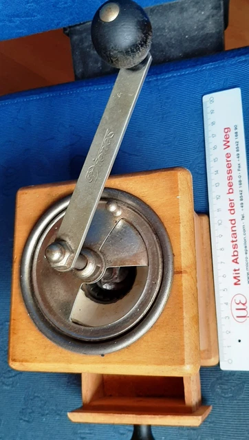 Hand Kaffeemühle PEDE DIENES Nr. 435 um 1950 Stahlmahlwerk gebraucht